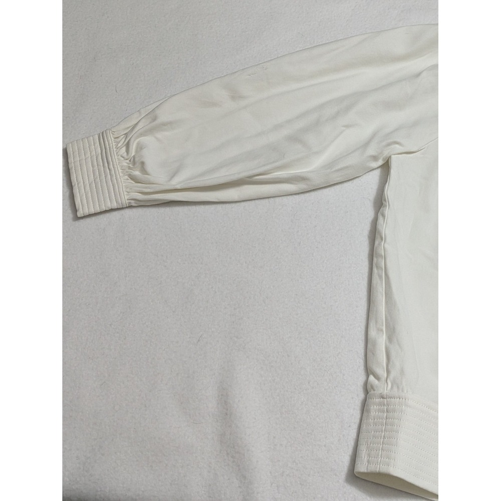 Tuckernuck Top Pomander Place XS White Koa Blouse Relaxed Tunic 3/4 Sleeves - Picture 6 of 12